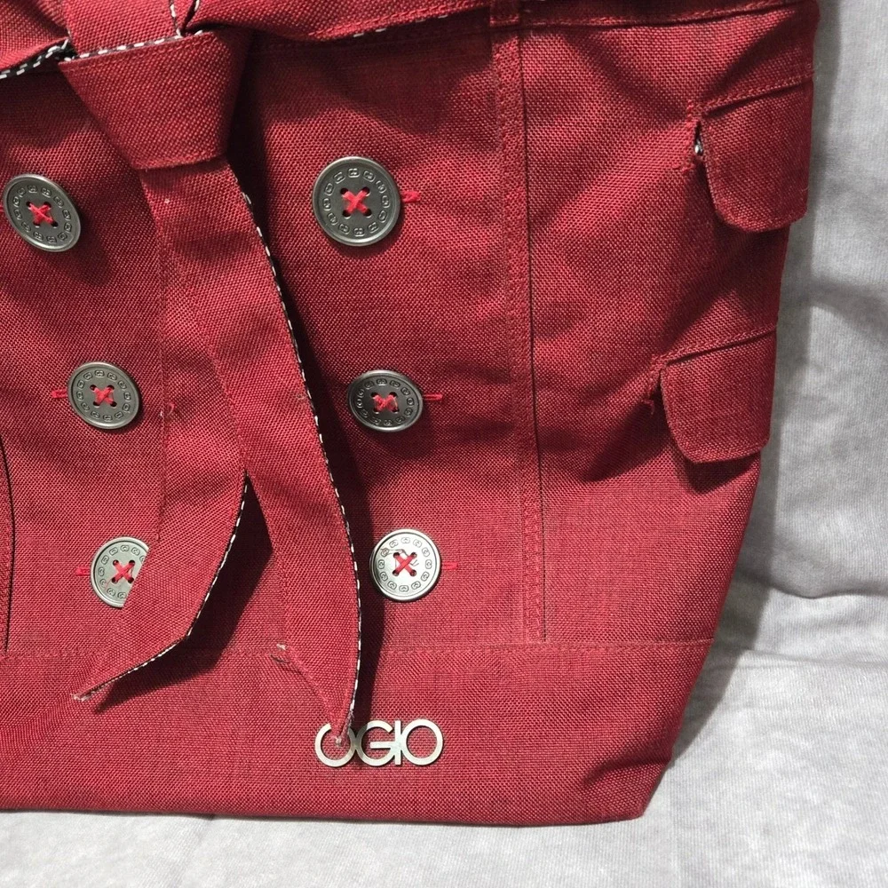 OGIO‎ Hamptons Tote Bag Padded Laptop Executive Travel Bag Garnet Red